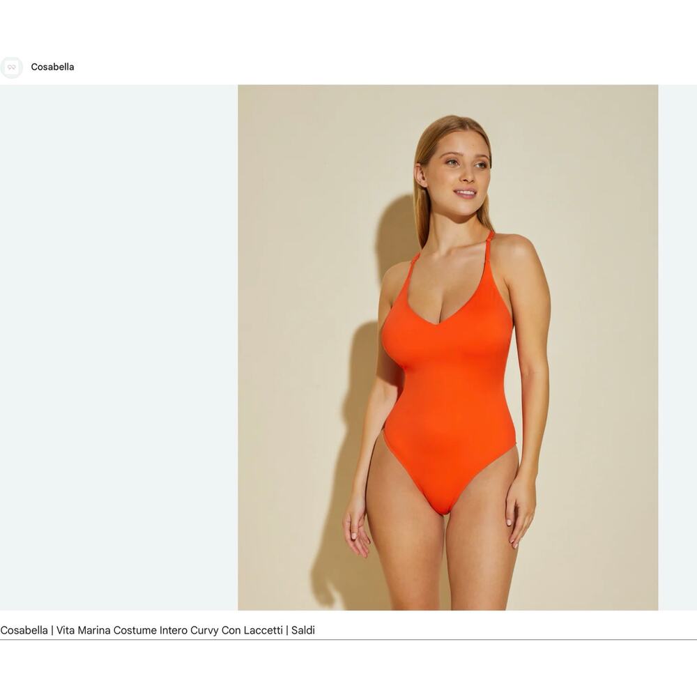 Cosabella Vita Marina Curvy One-Piece Swimsuit - Picture 2 of 6